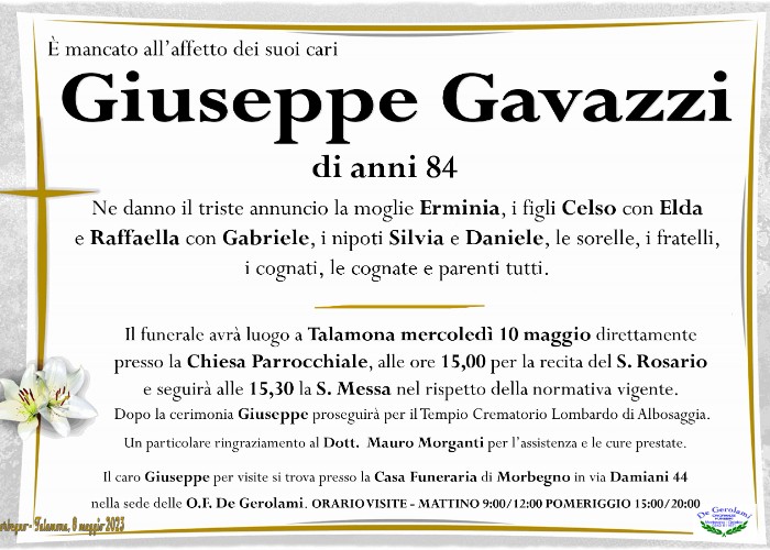 Gavazzi Giuseppe: Immagine Elenchi