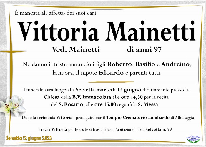 Mainetti Vittoria: Immagine Elenchi