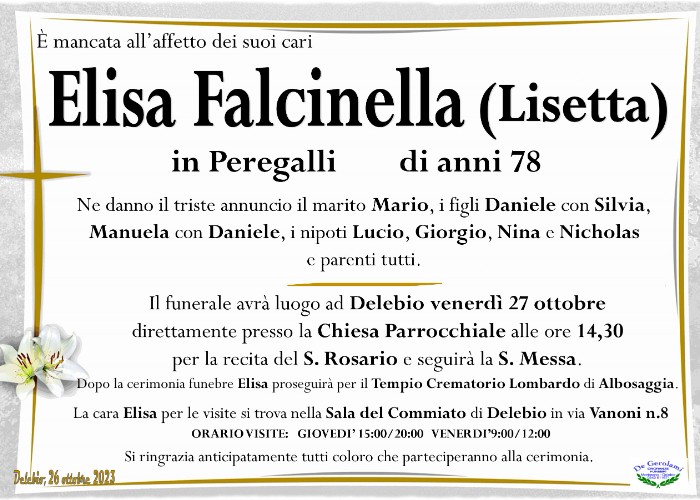 Falcinella Elisa: Immagine Elenchi