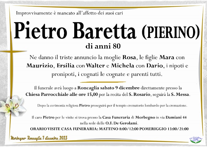 Baretta Pietro: Immagine Elenchi