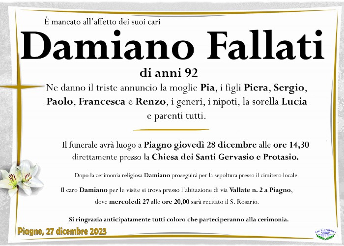 Fallati Damiano: Immagine Elenchi