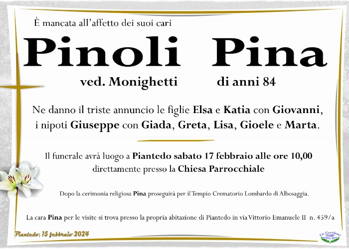 Pinoli Pina: Immagine Elenchi