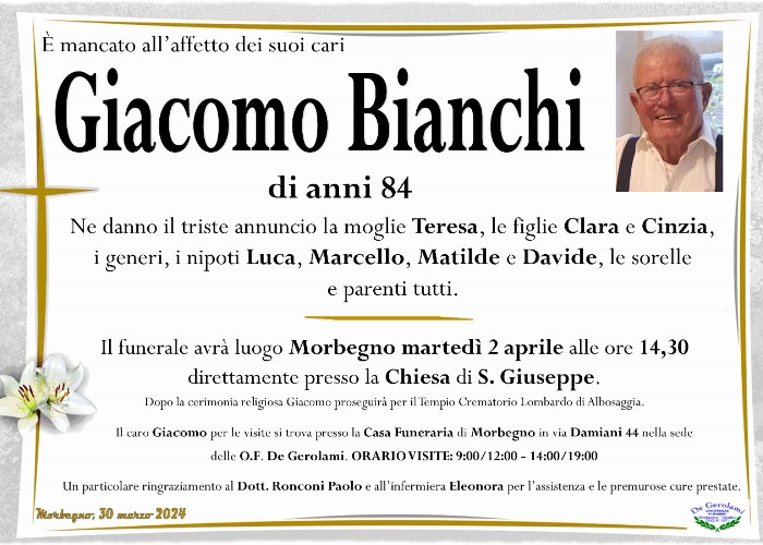 Bianchi Giacomo: Immagine Elenchi