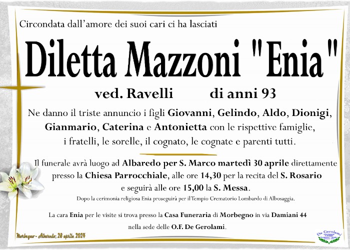 Mazzoni Diletta: Immagine Elenchi
