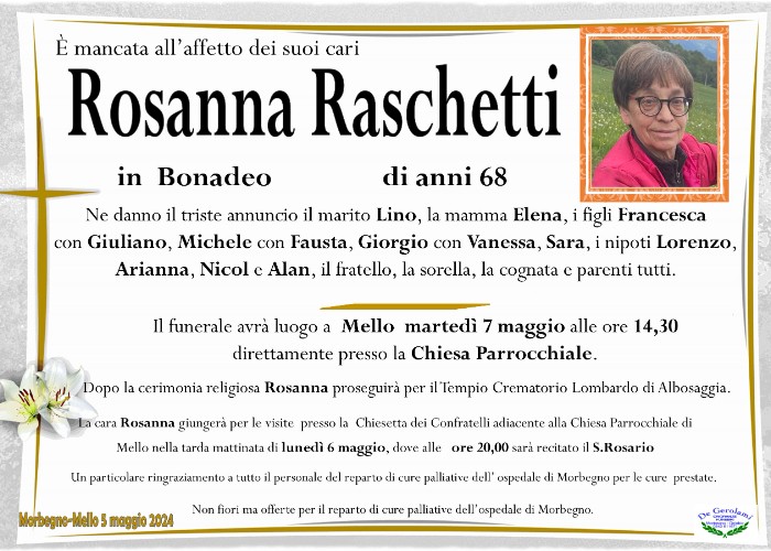 Rosanna Raschetti: Immagine Elenchi