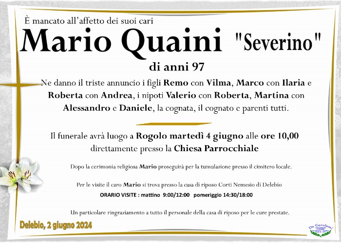 Quaini Mario Severino: Immagine Elenchi