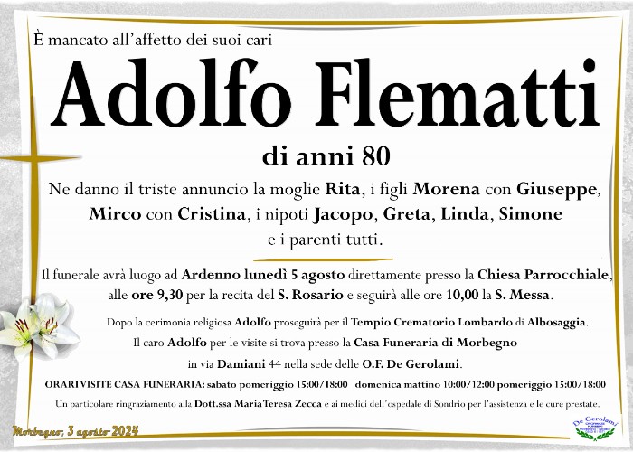 Flematti Adolfo: Immagine Elenchi