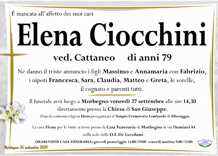 Ciocchini Elena: Immagine Elenchi