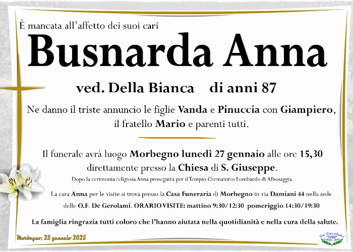 Busnarda Anna: Immagine Elenchi