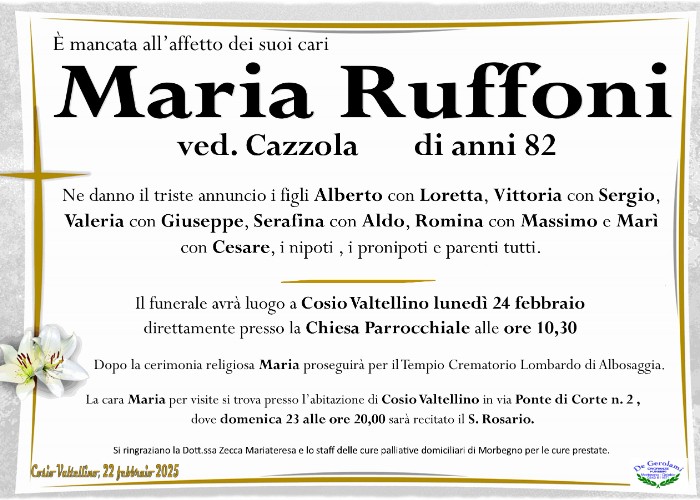 Maria  Ruffoni: Immagine Elenchi