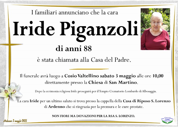 Piganzoli Iride: Immagine Elenchi