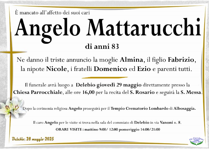 Mattarucchi Angelo: Immagine Elenchi