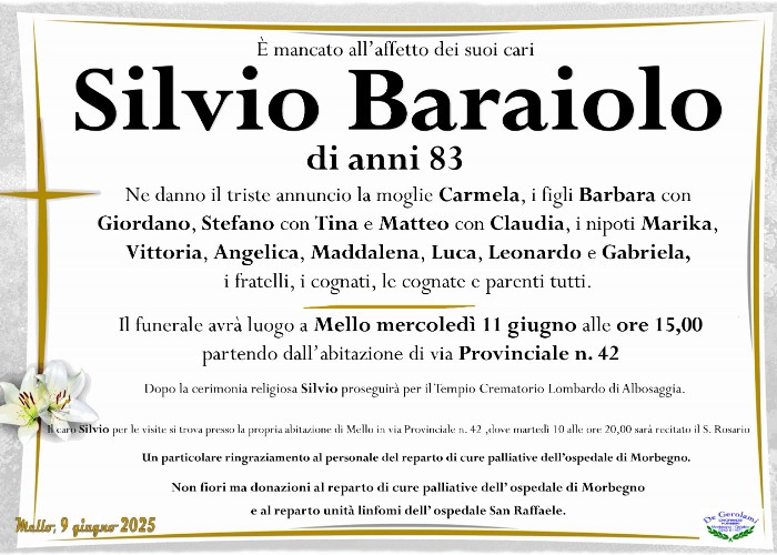 Baraiolo Silvio: Immagine Elenchi