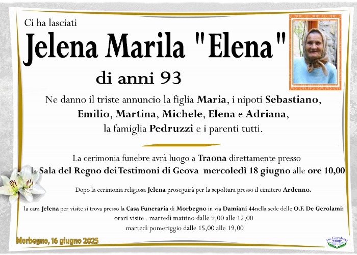 Marila Jelena: Immagine Elenchi