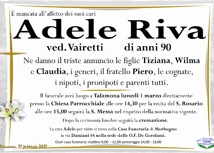 Riva Adele: Immagine Elenchi