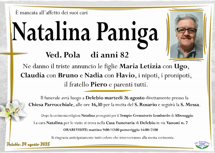 Paniga Natalina: Immagine Elenchi