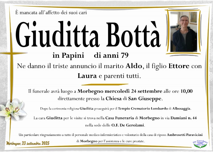 Bottà Giuditta: Immagine Elenchi