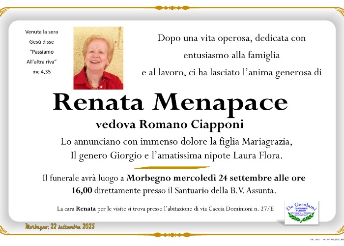 Menapace Renata: Immagine Elenchi