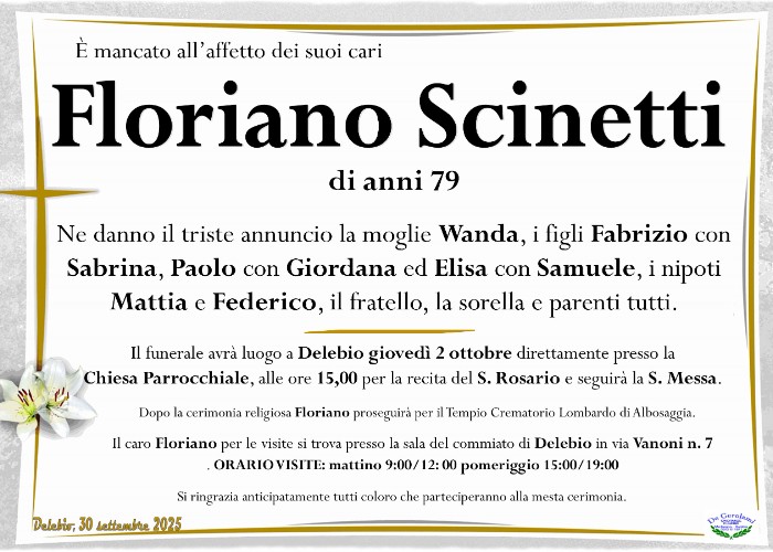 Scinetti Floriano: Immagine Elenchi
