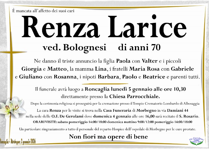 Larice Renza: Immagine Elenchi
